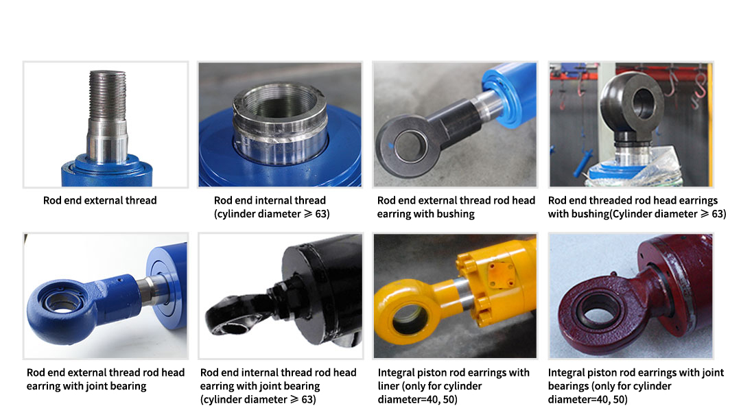 Connection method of engineering hydraulic cylinder head Способ подключения инженерной головки гидроцилиндра