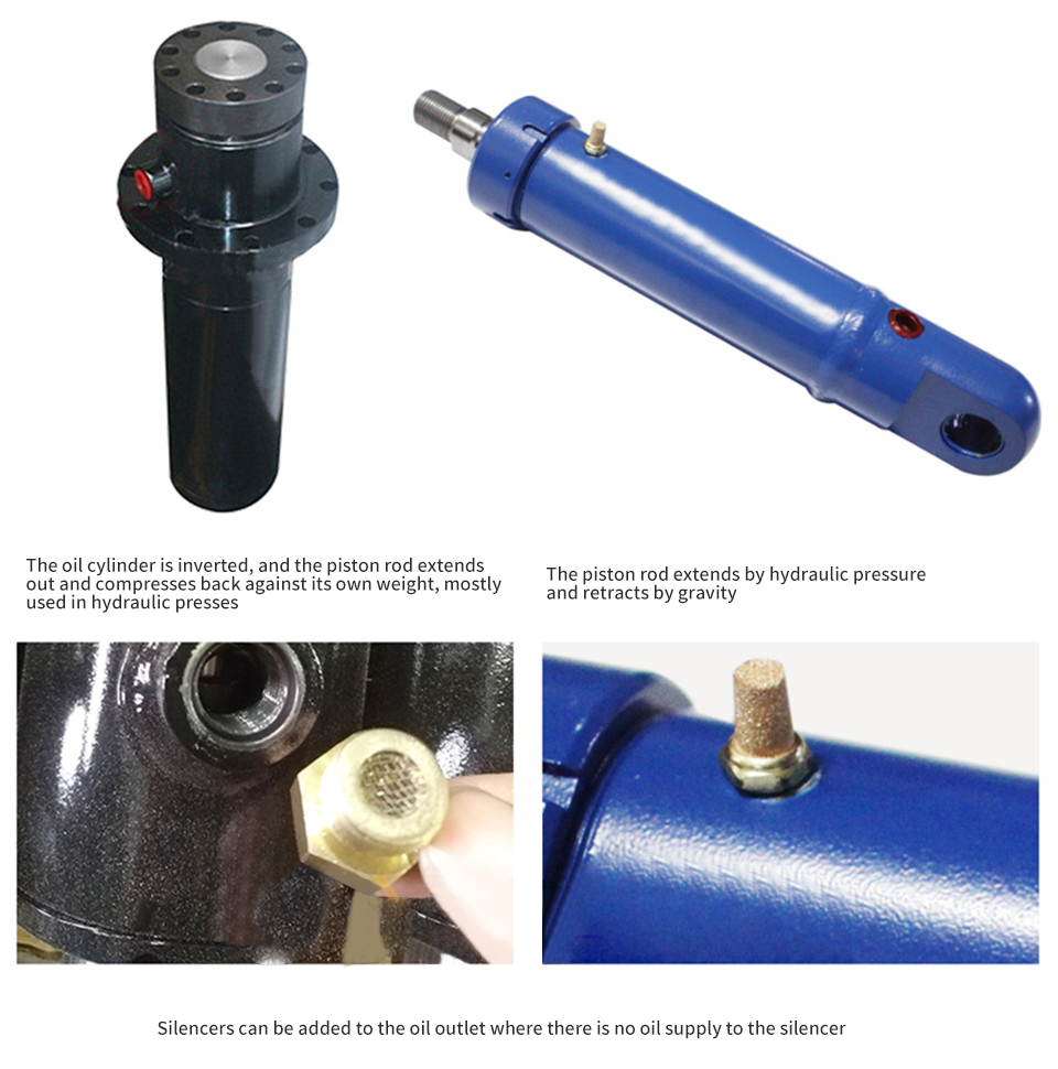 Single acting hydraulic cylinder Гидравлический цилиндр одностороннего действия